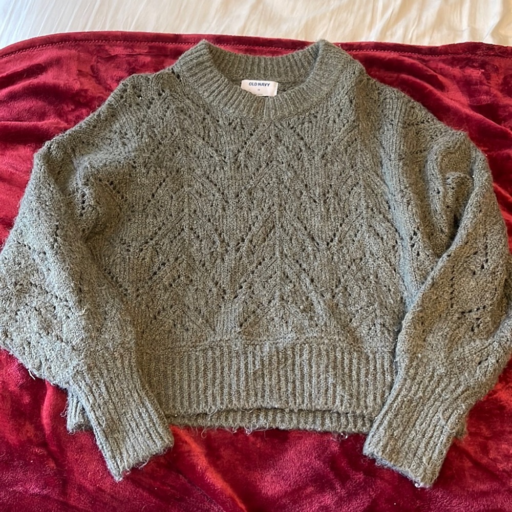 Olive green sweater